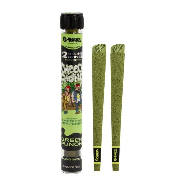 Blunt American Terpenos Cheech Chong Green Punch Cone 2un G-Rollz