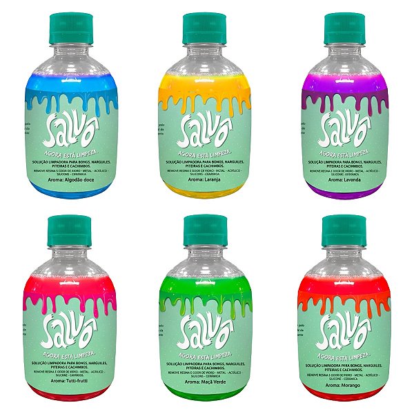 Solução de Limpeza Salvô Ultra420 250ml Limpa Bong e Piteiras