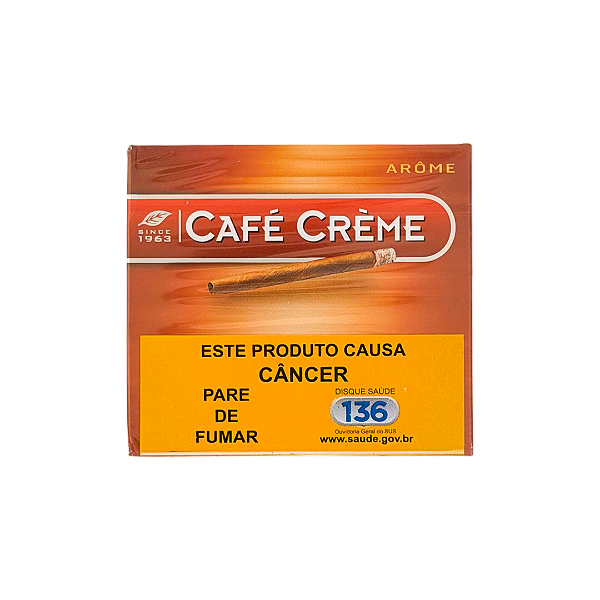 Cigarrilha Arôme 77×8mm 10un Café Crème