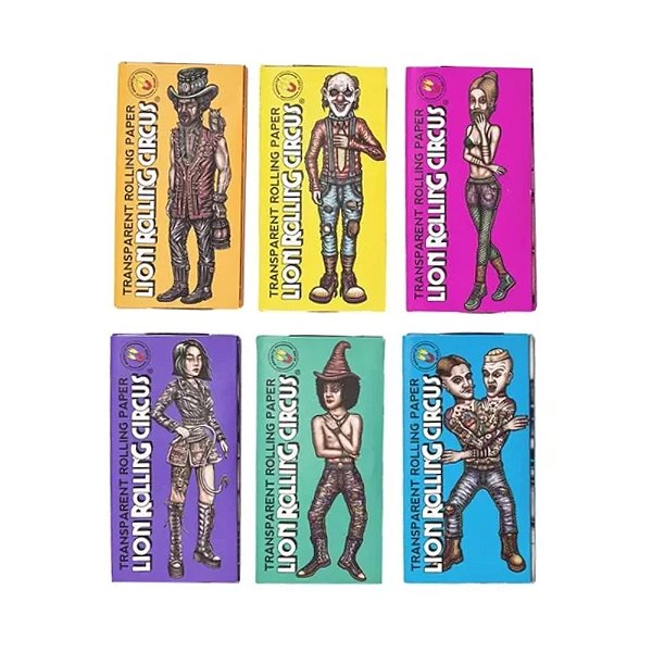 Seda Celulose King Size 40un Lion Rolling Circus