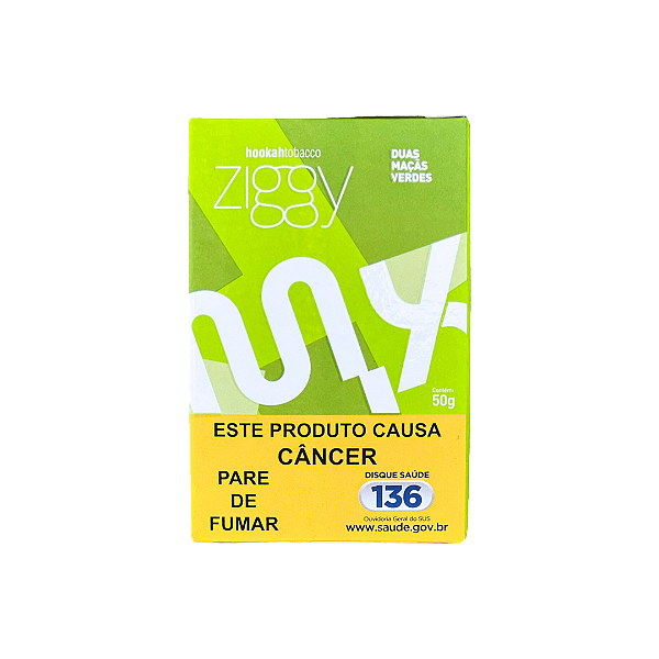 Essência Duas Maçãs Verdes 50G Ziggy