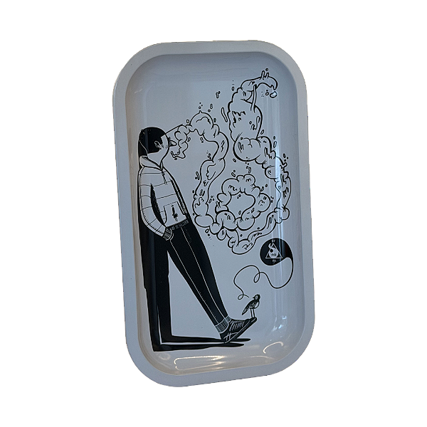 Bandeja de Metal Grande 16 × 27 cm Squadafum Alex Senna