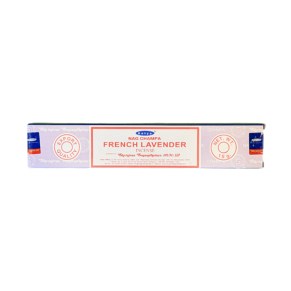 Incenso Satya Nag Champa French Lavender 15g (12 Varetas)