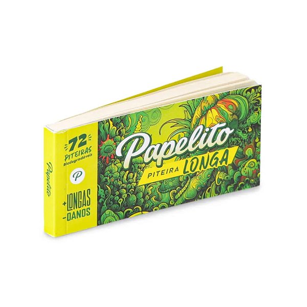Piteira De Papel Longa 4x4cm 72un Papelito