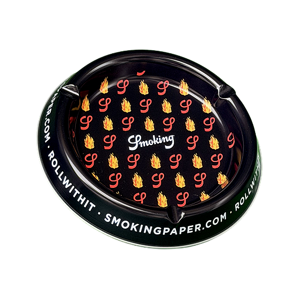 Cinzeiro de Metal Redondo 20 cm Smoking Ashtray