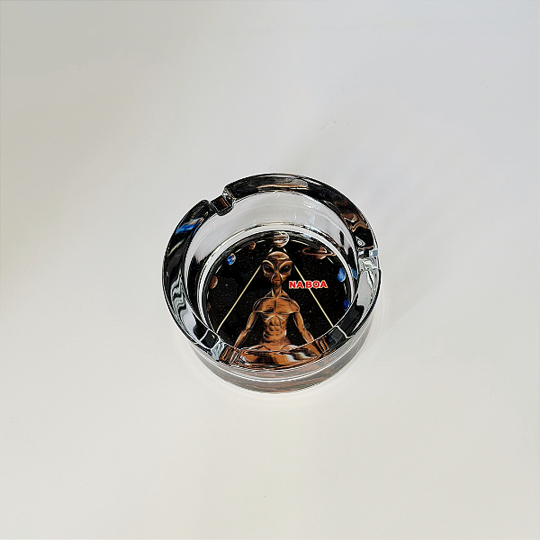 Cinzeiro de Vidro Redondo 8,5 cm Na Boa ET