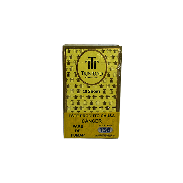 Charuto Cubano Trinidad Short - Petaca com 10