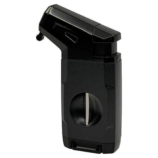 Isqueiro Maçarico Honest 1 Chama com Cortador V BCZ803P Preto