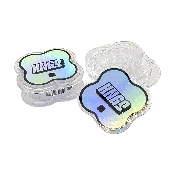 Dichavador Policarbonato Grande Transparente 3 Partes 70x23mm Kings