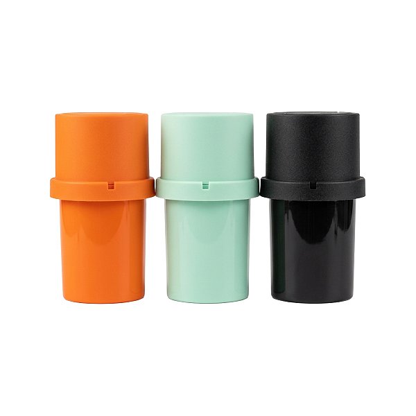 Dichavador de Polipropileno Squadafum Pot Grinder 3 Partes com Pote 100x55mm