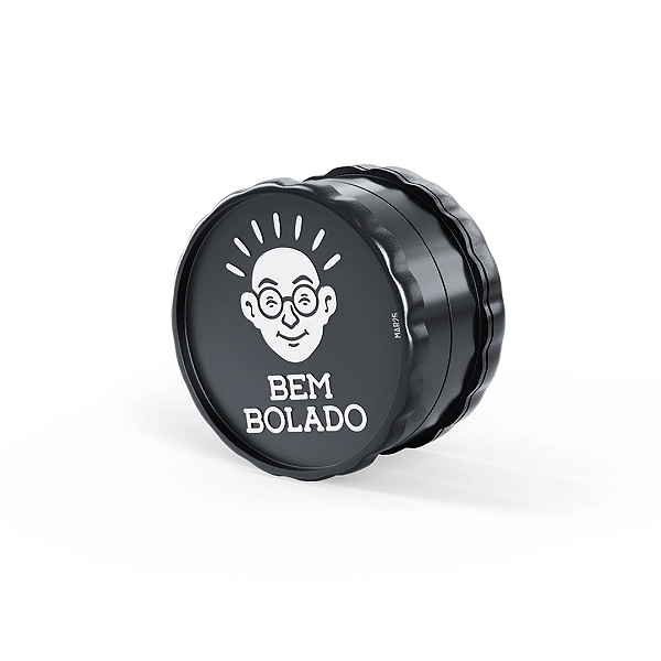 Dichavador Policarbonato Preto 3 Partes 40x25mm Bem Bolado