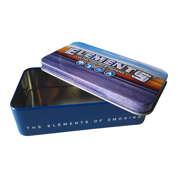 Case de Metal Pequeno 11,5 x 6,5 cm Azul Elements