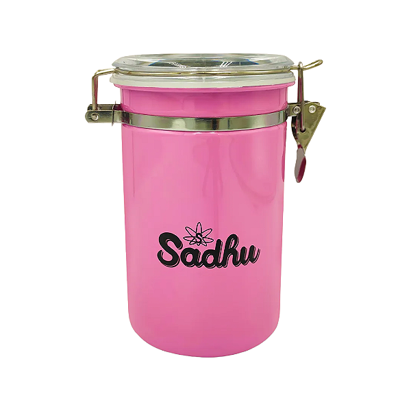 Pote Hermético Aço Inox 1068ml 9,5 x 16,5 cm Rosa Sadhu