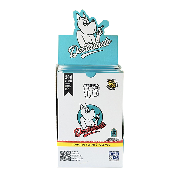 Tabaco Destalado Golden Virginia Orgânico 20g (CAIXA c/ 6un) Smoking Dog