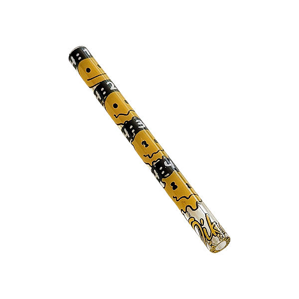 Piteira De Vidro Longa 70x6mm Full Print Oikos Smiles