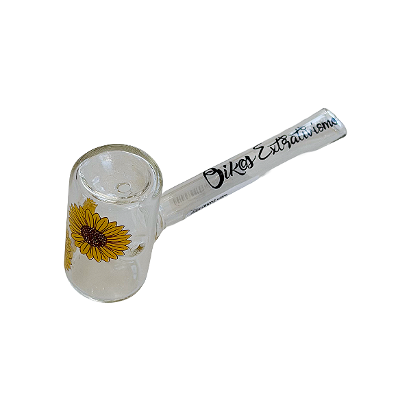 Pipe De Vidro 12cm Oikos Girassol