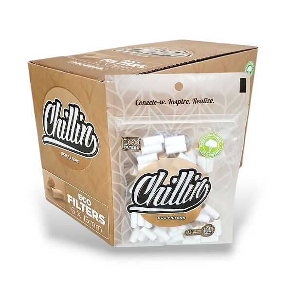 Filtro Eco Filters 15 x 6mm 100un Chillin