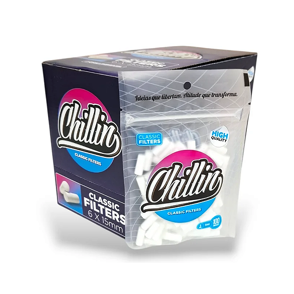 Filtro Classic Filters 15 x 6mm 100un Chillin