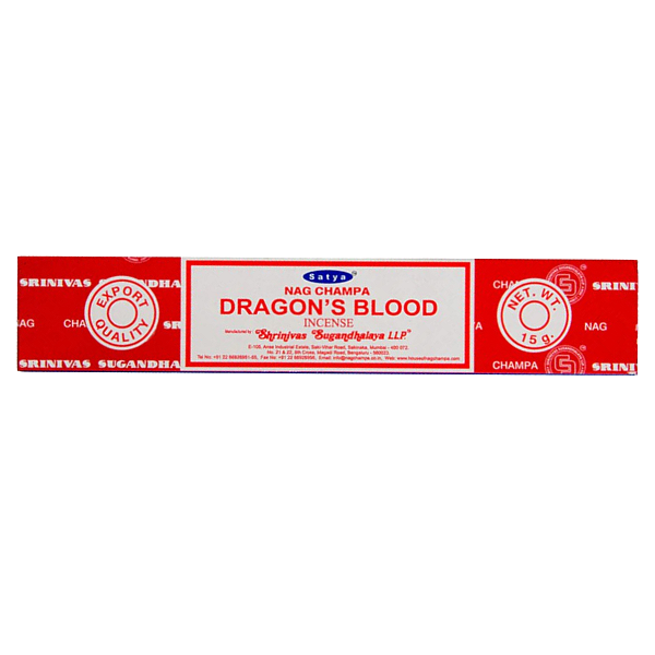 Incenso de Massala Satya Nag Champa Sangue de Dragão 15g