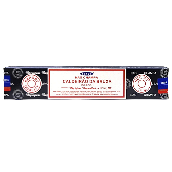 Incenso de Massala Satya Nag Champa Caldeirão da Bruxa 15g