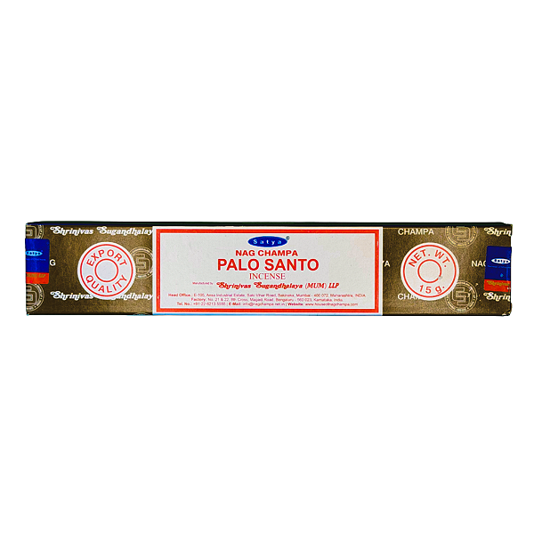 Incenso de Massala Satya Nag Champa Palo Santo 15g