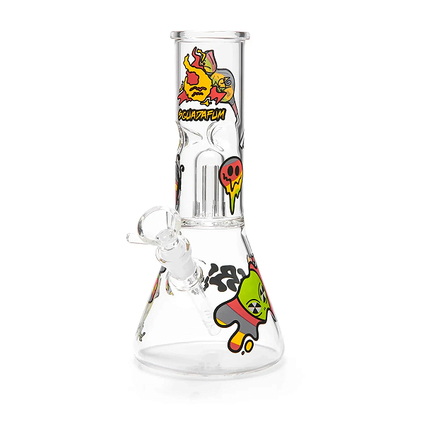 Bong de Vidro Ice Percolator Trip Squadafum 20cm