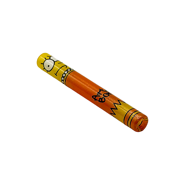 Piteira de Vidro Média 50x4mm Simpsons Art Bong