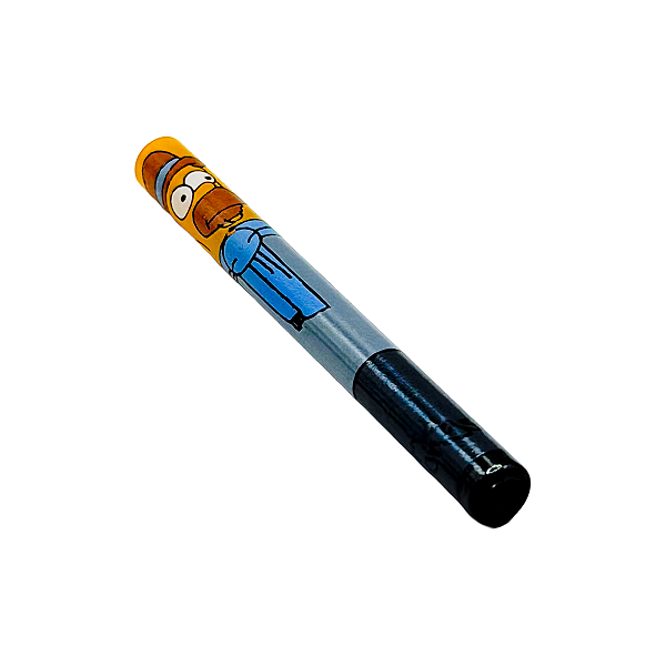 Piteira de Vidro Média 60x4mm Simpsons Art Bong