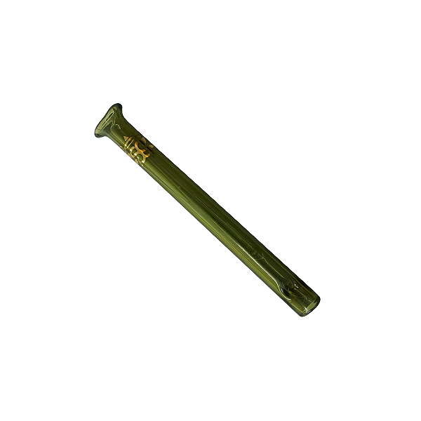 Piteira de Vidro 72x6mm Verde Santo Sopro