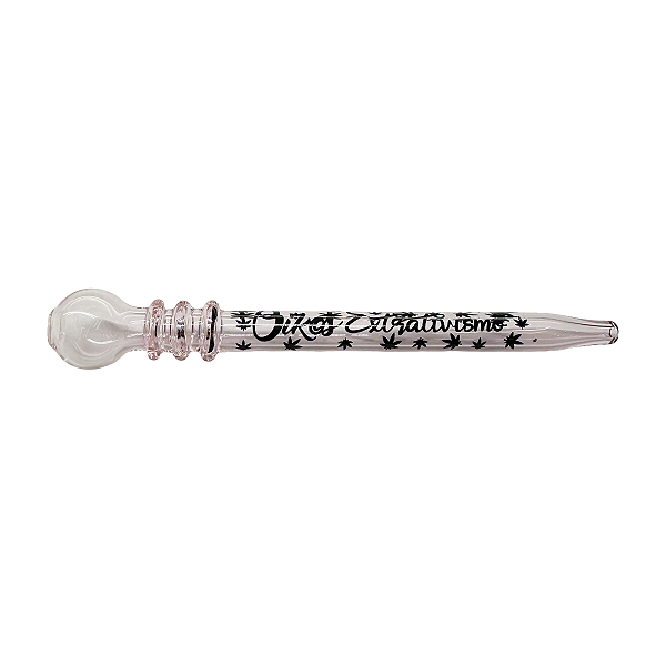 Nectar de Vidro Collector Borossilicato 120x90mm Rosa Logo Preto Oikos