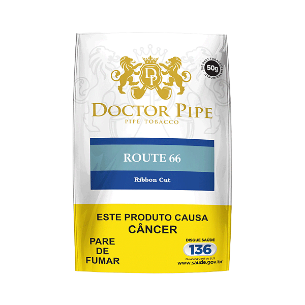 Fumo Para Cachimbo Bag 50g Doctor Pipe Aroma Route 66
