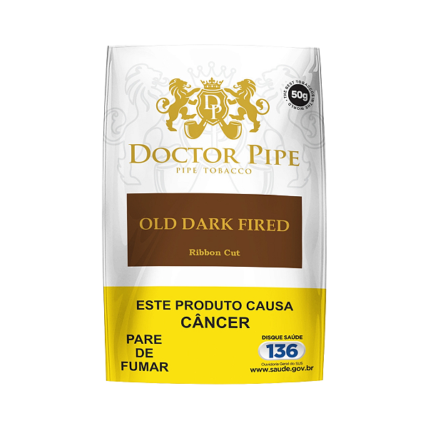 Fumo Para Cachimbo Bag 50g Doctor Pipe Aroma Old Dark Fired