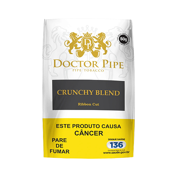 Fumo Para Cachimbo Bag 50g Doctor Pipe Aroma Crunchy Blend
