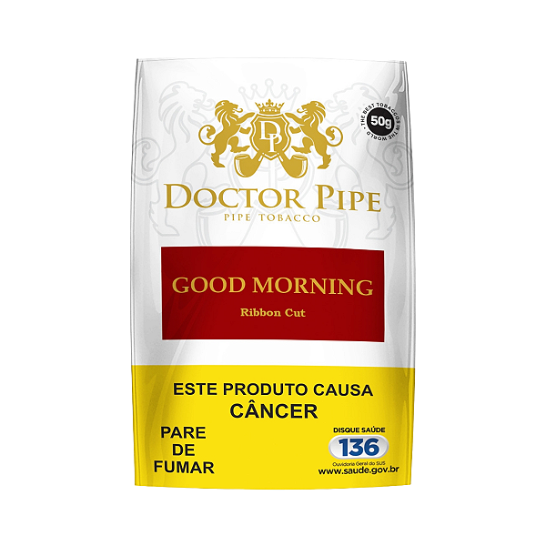 Fumo Para Cachimbo Bag 50g Doctor Pipe Aroma Good Morning