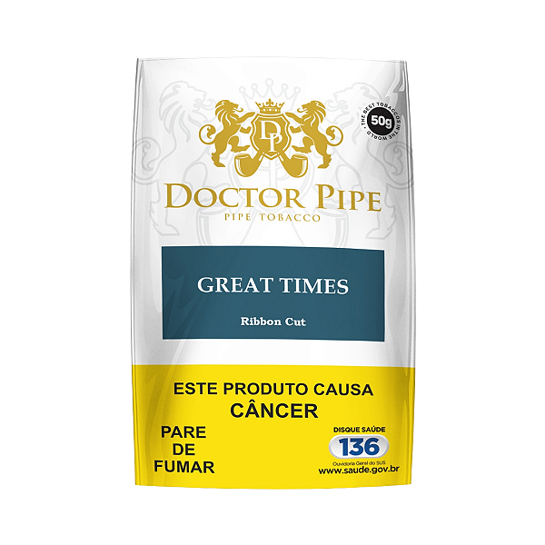 Fumo Para Cachimbo Bag 50g Doctor Pipe Aroma Great Times