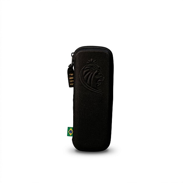 Case Puff Life Slim Preto Antiodor e Anti-impacto