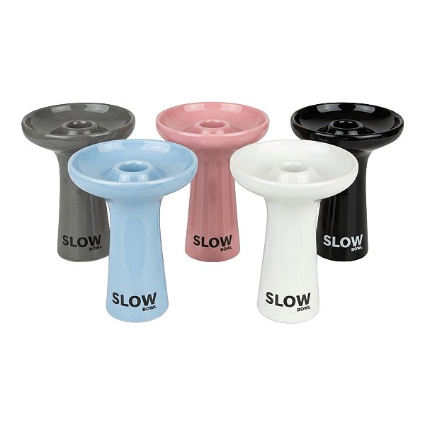 Rosh Slow Bowl Para Narguile Cerâmica Cores Diversas