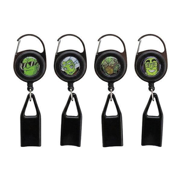 Porta Isqueiro Retrátil Colmeia Superbuds P Chaveiro Mosquetão