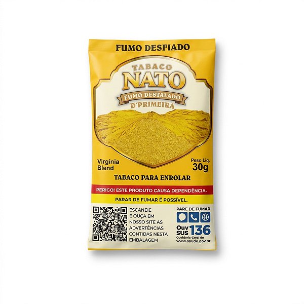 Tabaco Destalado Nato D'Primeira 30g Extra Suave