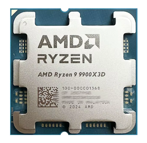 Processador AMD Ryzen 9 9900X3D, 12-Core, 24-Threads, 4.4GHz (5.5GHz Turbo), Cache 140MB, AM5 OEM