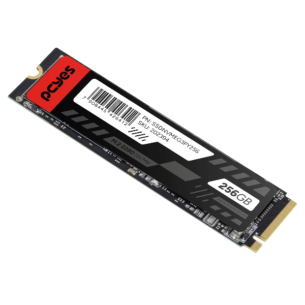 SSD 256GB M2 Nvme 2280 PcYes Leitura 2019Mbps Gravação 1052Mbps - Ssdnvmeg3Py256
