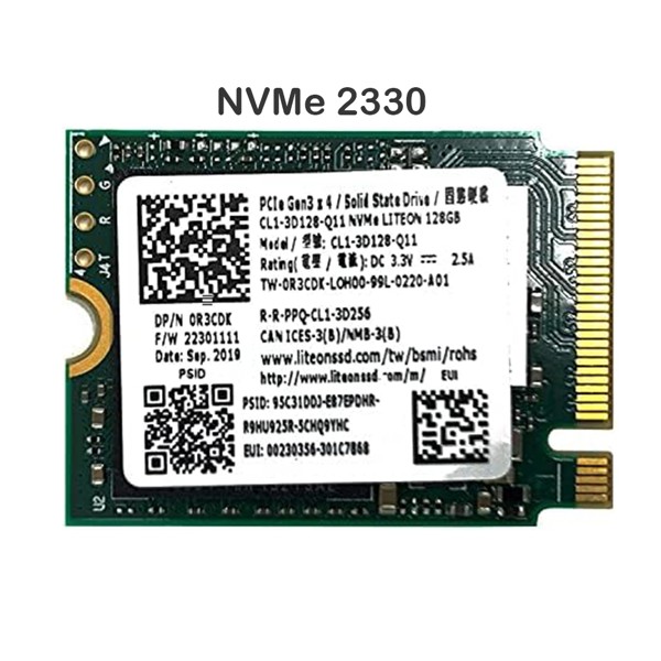 SSD 128GB M2 Nvme 2330 Hynix/ Lenovo/ Toshiba