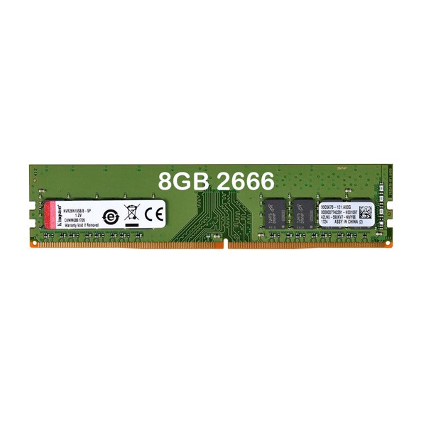 Memoria para Desktop DDR4 8GB 2666Mhz CL19 PC4-2666 Kingston - KVR26N19S8/8