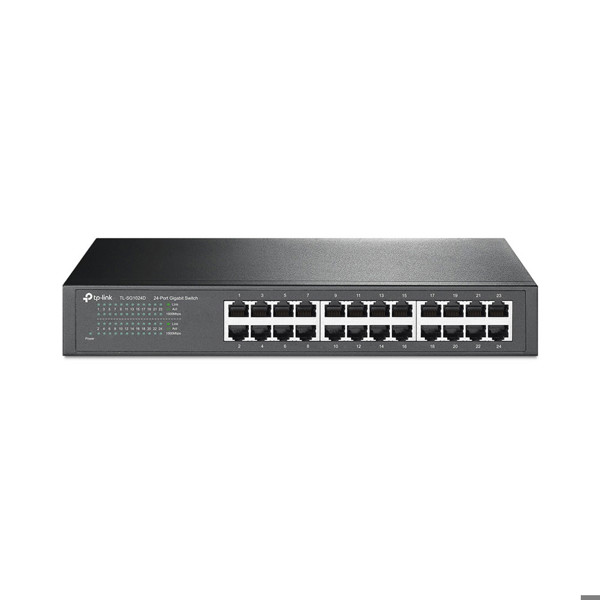 Switch Gigabit 24 Portas RJ45 (10/100/1000Mbps) TP-Link TL-SG1024D