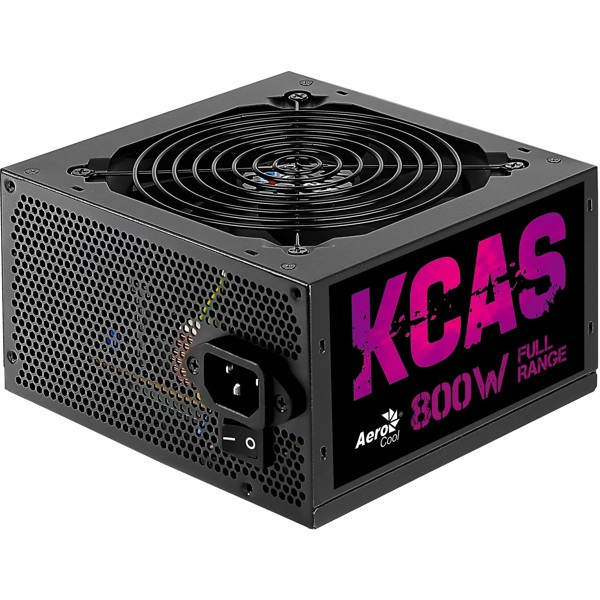 Fonte ATX Gamer Aerocool KCAS 800W 80 Plus Full Range APFC