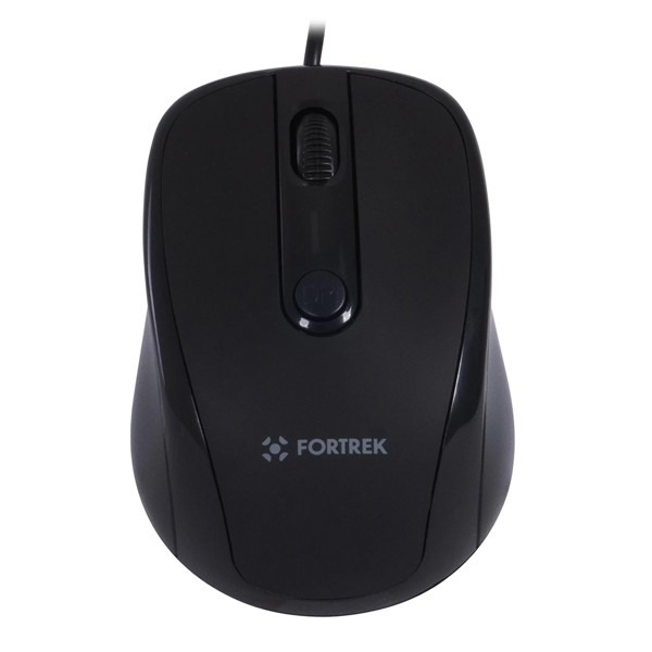 Mouse USB Fortrek OM-103BK / FK416M 1600 Dpi Preto