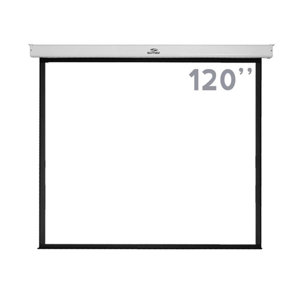 Tela de Projeção Retrátil 120" Sumay TRVS120 2,34x1,75m 4:35