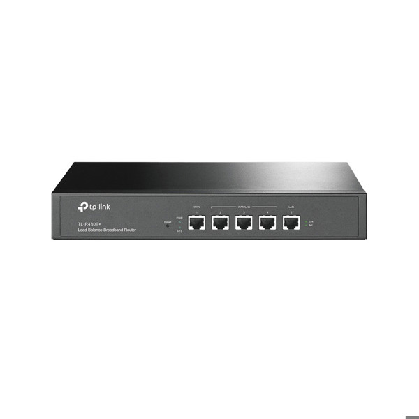 Roteador Load Balance Broadband Wan/Lan Fixa + 3 Wan/Lan Alteraveis - TP-Link TL-R480T+