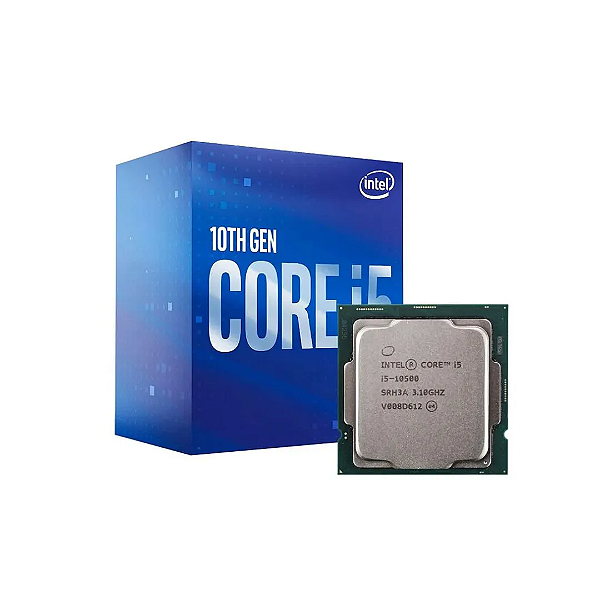 Processador Intel Core i5-10500 6 núcleos até 4,5 GHz LGA1200 BX8070110500 OEM