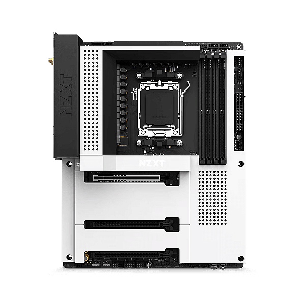 Placa Mãe NZXT N7 B650E Branco Socket AM5 AMD DDR5